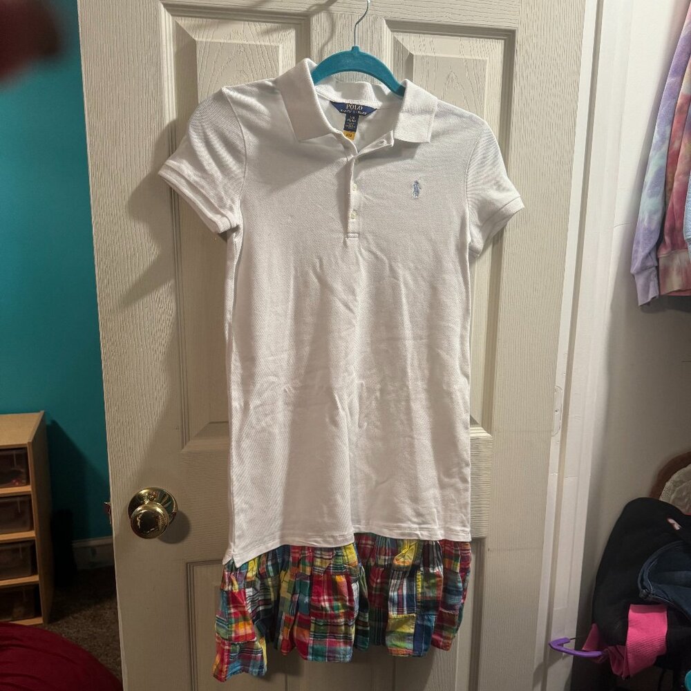 Ralph Lauren Polo minidress NWOT kids L - 12/14